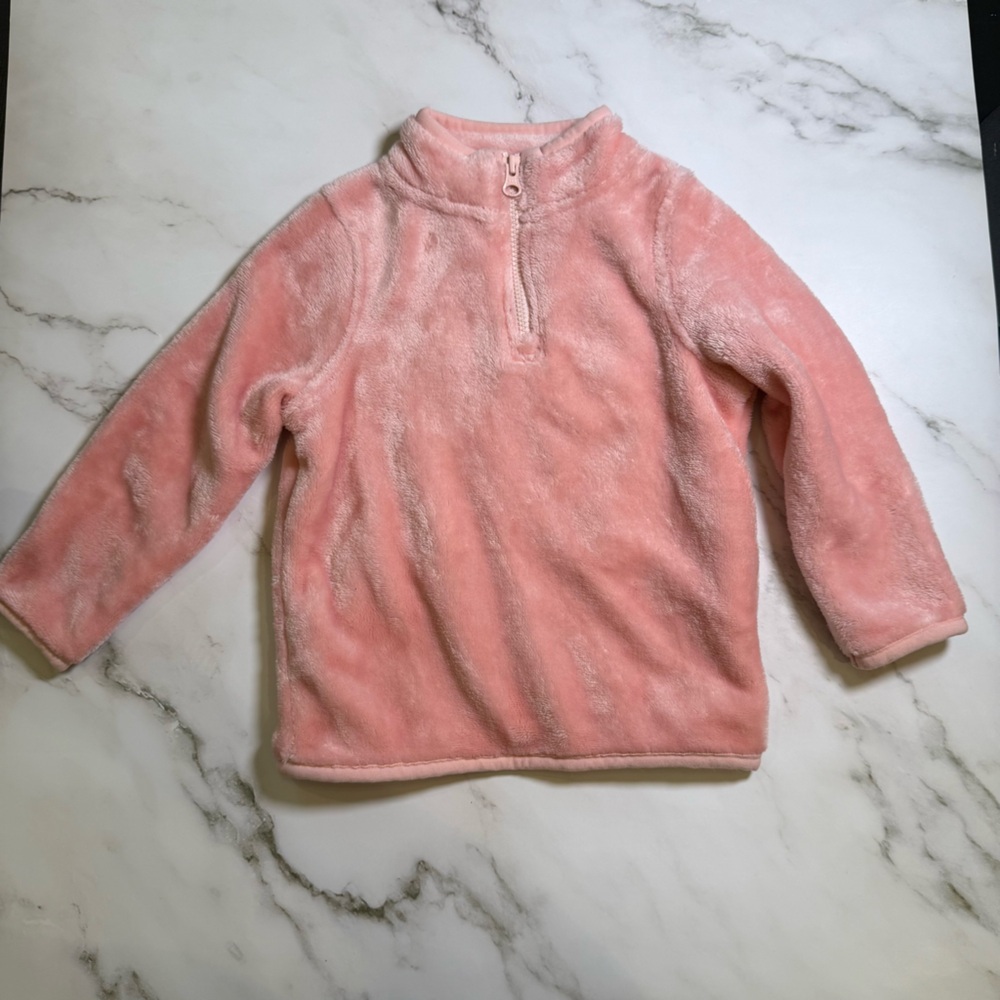 Ruffle Butts Blush Fleece Pullover
